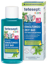 Tetesept Kids Cold Time Bath - additif de bain pour enfants pour la saison froide aux 4 huiles essentielles, relaxation et réchauffement, 125 ml Naty Shop