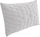 Literie italienne MB Home Italia, oreiller, biocéramique, gris clair, 45 x 75 cm Naty Shop oreillers standards