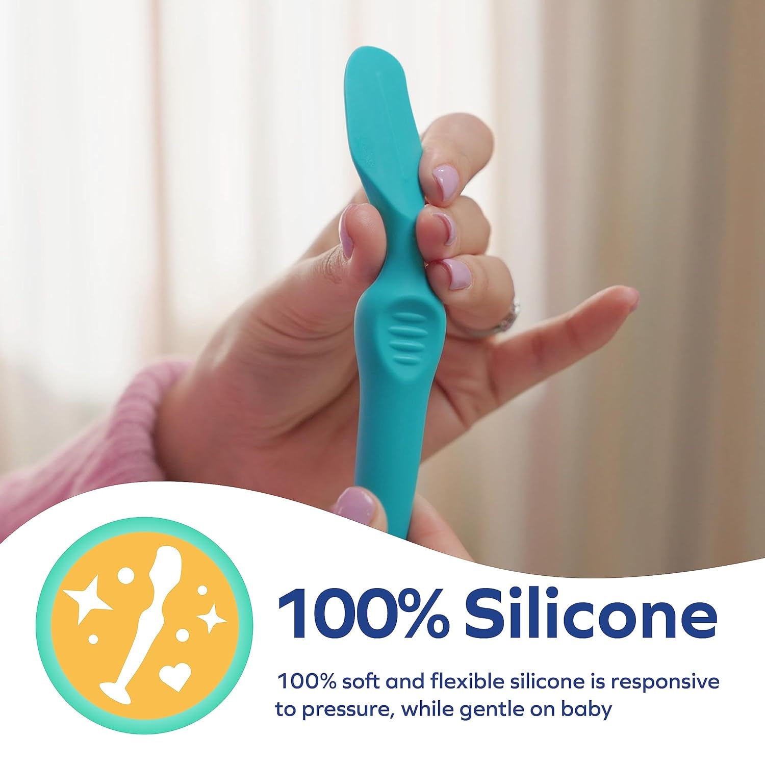 Applicateur de crème pour couches Nuby – Spatule pour crème anti-éruption cutanée | avec étui de voyage | convient dès la naissance Enfant - Bain et Soin Naty Shop
