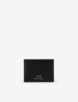 Armani Exchange Accessoire de voyage en cuir lisse avec logo pour homme - Housse porte-cartes, portefeuille noir pour homme Naty Shop
