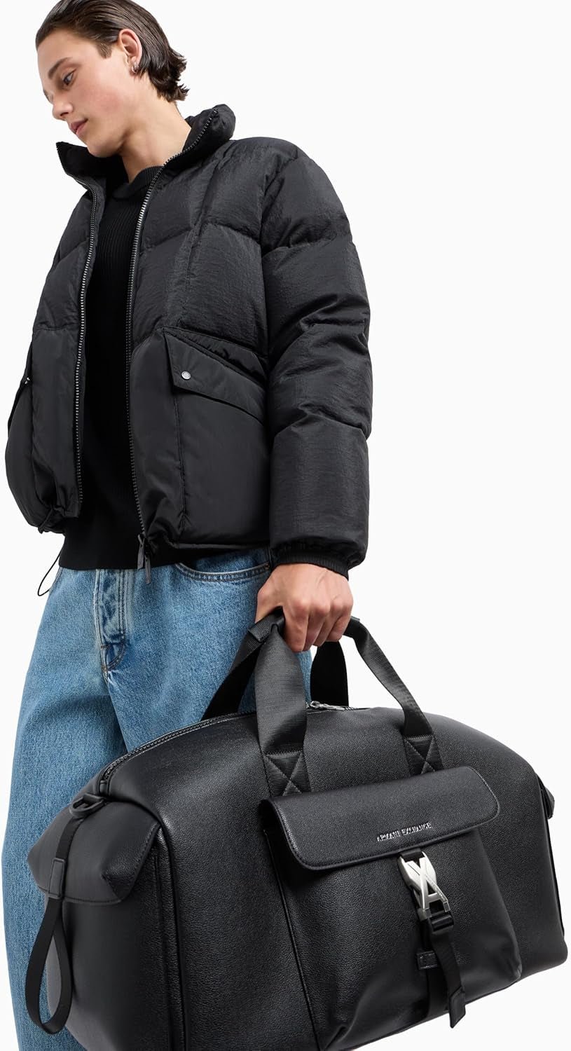 Armani Exchange Sac de voyage Matthew pour hommes, durable, fermeture Axe Tuc, bagages et équipement de voyage Naty Shop