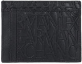 Armani Exchange Essential Ivan SLG pour hommes, porte-cartes de crédit élégant et fonctionnel avec logo, Nero Wallet Men Naty Shop