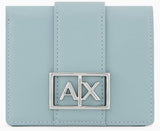 Armani Exchange Portefeuille Jodie Mini pour femme Naty Shop Portefeuille pour femme Dark Reflection Taille unique