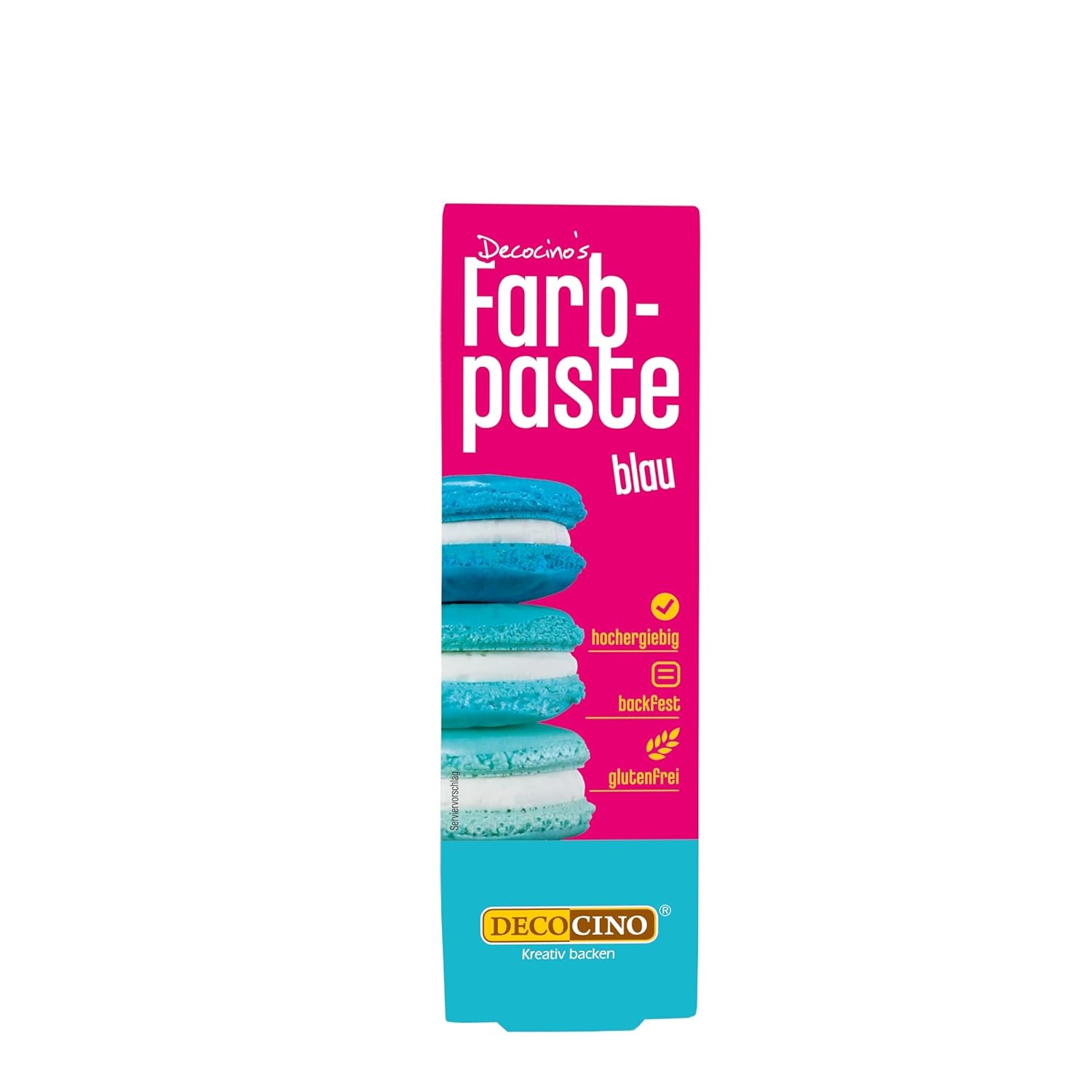 Pâte colorante rose DECOCINO - 20 g - Colorant alimentaire, idéal pour colorer gâteaux, fondants et crèmes - Sans acides gras azoïques ni gluten