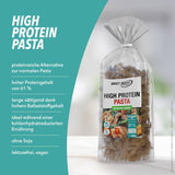 Pâtes protéinées Best Body Nutrition 6 x 200 g - Tagliatelles riches en protéines Fit4Day - 61 % de protéines, faible teneur en glucides, végétaliennes et sans lactose, sans soja - Protéines de pois de haute qualité - Pour les régimes faibles en glucides