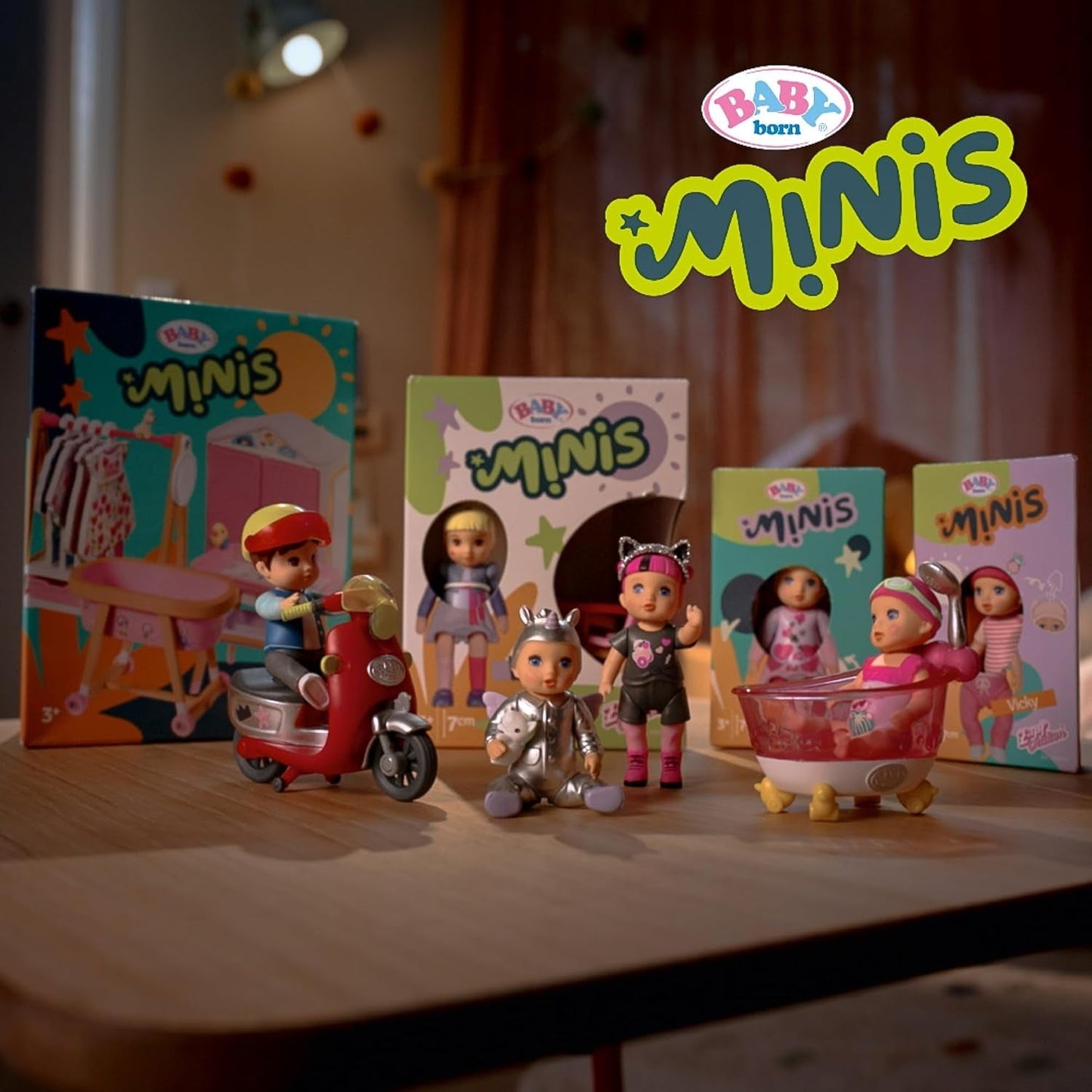 BABY Born Minis ensemble de baignoire avec poupée Minis Amy et canard, 906101 Zapf Creation Dolls Naty Shop