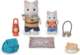 Sylvanian Families - 5763 Adventure Explorer - Ensemble avec deux figurines, père et bébé chaton au lait, figurine animale, jouet détaillé pour enfants à partir de 3 ans