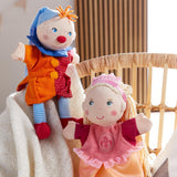 HABA Marionnette Kasper – A partir de 18 mois, Lavable à 30°C, Idéale pour marionnettes et jeux de rôle, théâtre de marionnettes – 2011866001