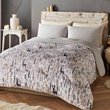 Couverture polaire Sherpa confortable Night Lark, tartan rouge classique, 9 Tog, luxueuse, moelleuse, épaisse et réversible, parfaite pour un canapé, un lit, un canapé. Hypoallergénique, lavable en machine, Taille : Lits et couettes Night Lark Winter Scandi King Size