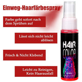 Couleur de laque pour cheveux, teinture pour cheveux en spray rouge temporaire, teinture pour cheveux rouge colorée, teinture pour cheveux lavable, spray de couleur pour cheveux rouge vif, teinture pour cheveux instantanée, teinture pour cheveux de carnaval, Halloween, cosplay, teinture pour cheveux de fête Naty Shop