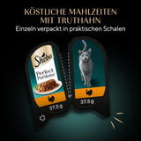 SHEBA Perfect PORTIONS sauce pour chat à la dinde 8 x 3 x (2 x 375g)