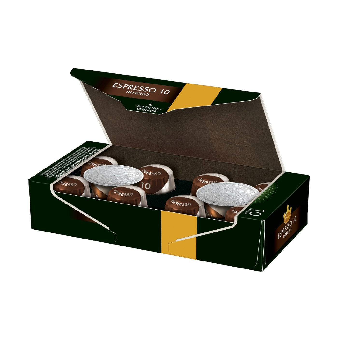 Capsules de café Lungo Intenso, intensité 8 sur 12, 200 capsules de café compatibles Nespresso®*, 10 x 20 Commandes et capsules de café Espresso Intenso, intensité 10 100 capsules de café compatibles Nespresso®*, 10x10