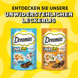 DREAMIES SHAKE UPS Friandises multivitaminées pour chats du festival des fruits de mer en sachets portionnés - 55 g (6 sachets)