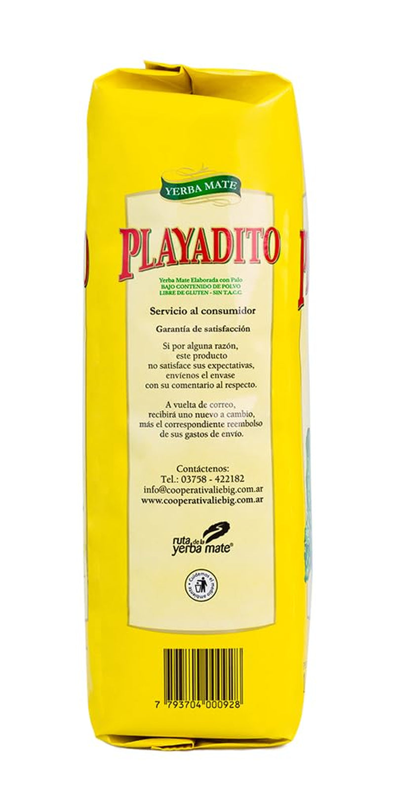 Thé Yerba Mate 1 kg - paquet de 3 - antioxydant, énergisant, contient des minéraux et de la vitamine B - d'Argentine