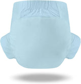CutiePlusU Couches pour adultes, surface sèche, absorption maximale pendant la nuit, couche jetable pour incontinence – Bleu, lot de 2 (moyen 71-96 cm)