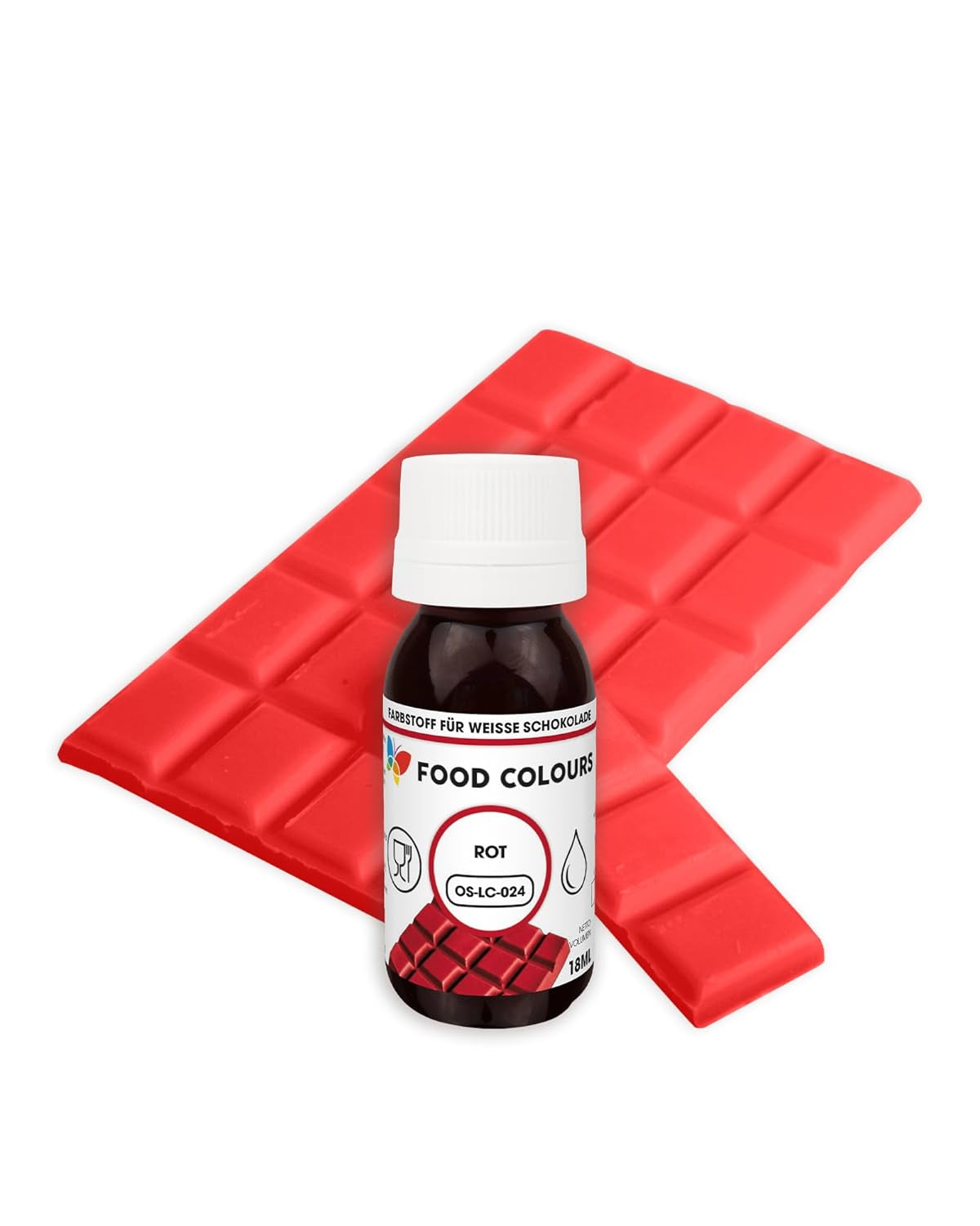 Colorant alimentaire OS-LC VERT FONCÉ 18 ml Colorant alimentaire pour chocolat blanc, pralines, crèmes, pâtisseries grasses, décors pour gâteaux et tartelettes