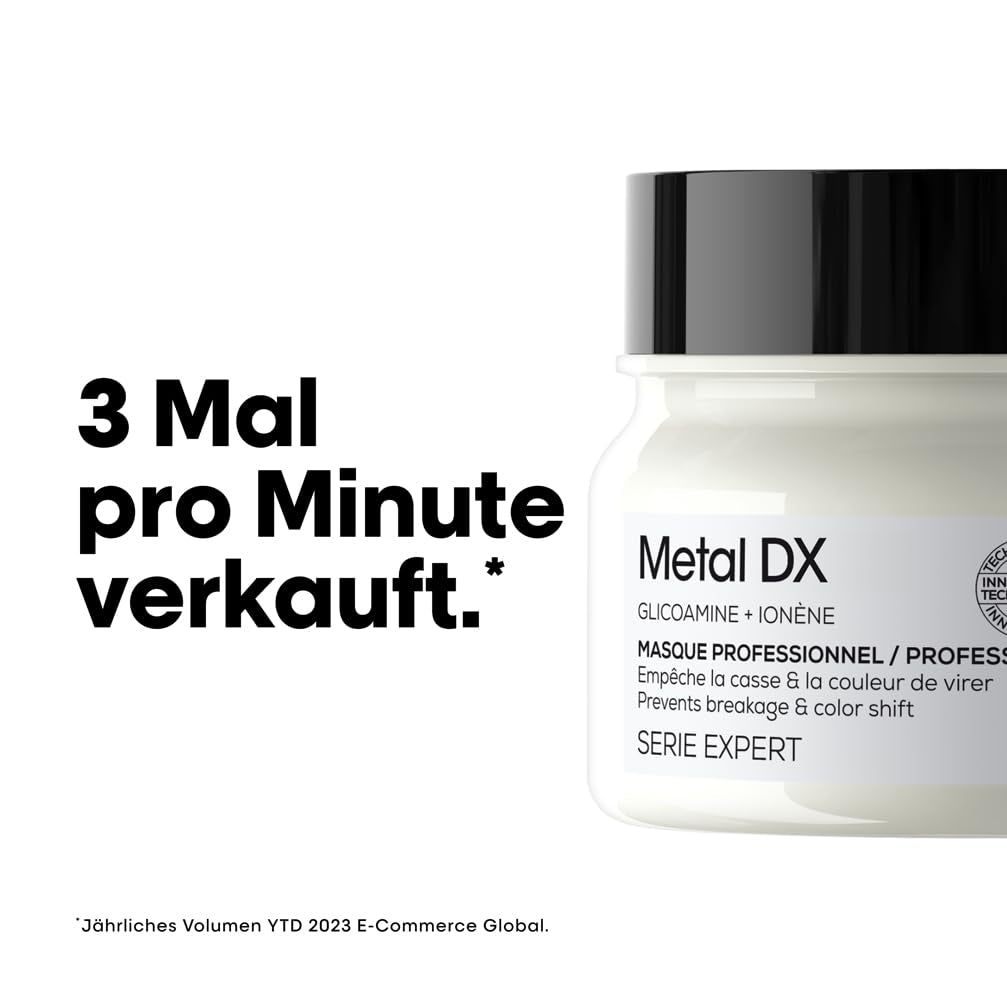 L'Oréal Professionnel Pour cheveux colorés, Couleurs et brillance éclatantes, Gamme Expert, Masque Capillaire Metal DX Naty Shop