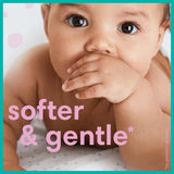Lingettes Pampers Sensitive pour bébé, 624 lingettes (12 x 52), non parfumées, pour un nettoyage doux et doux (paquet de 2)