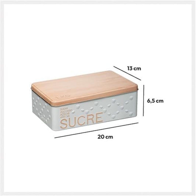 Cendrier métal type cube blanc "scandinave nature" - 5 five simplement malin