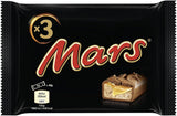 Tablettes de chocolat Mars, caramel, chocolat, 1 paquet de 5 barres (1 x 225 g)