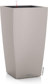 LECHUZA CUBICO Couleur 30 gris ardoise 13138, 29,5x29,5x56,5 cm