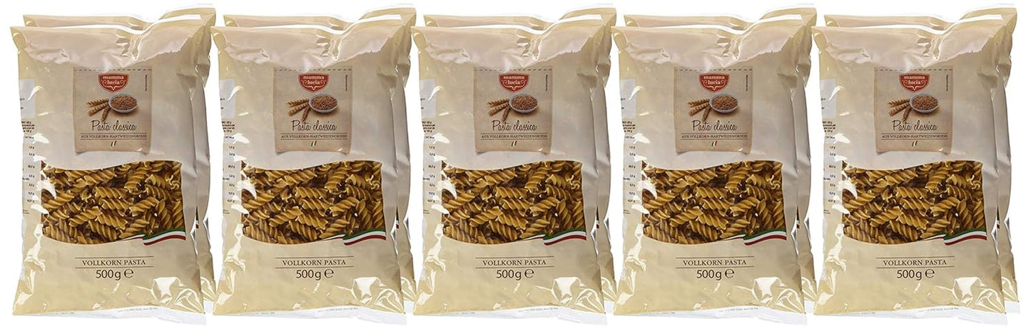 Spirales de pâtes complètes, paquet de 10 (10 x 500 g)