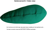 Lemos Home Oreiller cervical avec rembourrage en microfibre, oreiller de soutien du cou, oreiller de voyage confortable pour avion, voiture, bureau, idéal pour le camping, les vacances et les gadgets de voyage (vert menthe)