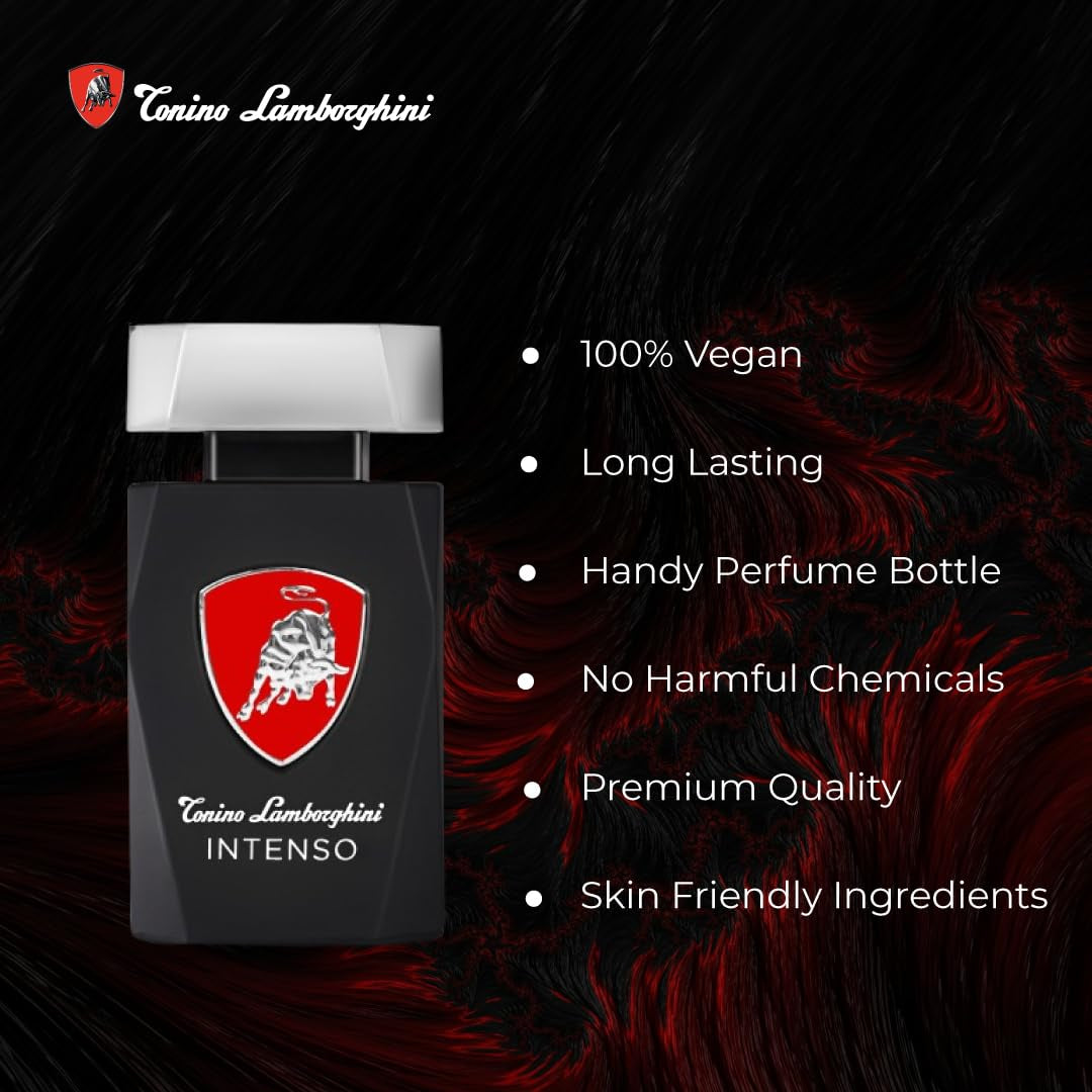 Tonino Lamborghini Intenso pour hommes 4,2 oz EDT Spray Naty Shop Produits démêlants pour cheveux