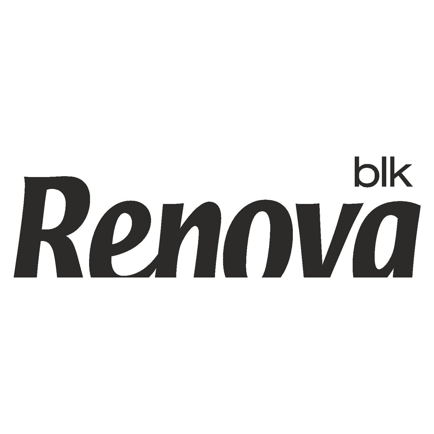 Grandes serviettes en papier blanc Renova, 75 serviettes