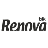 Grandes serviettes en papier blanc Renova, 75 serviettes