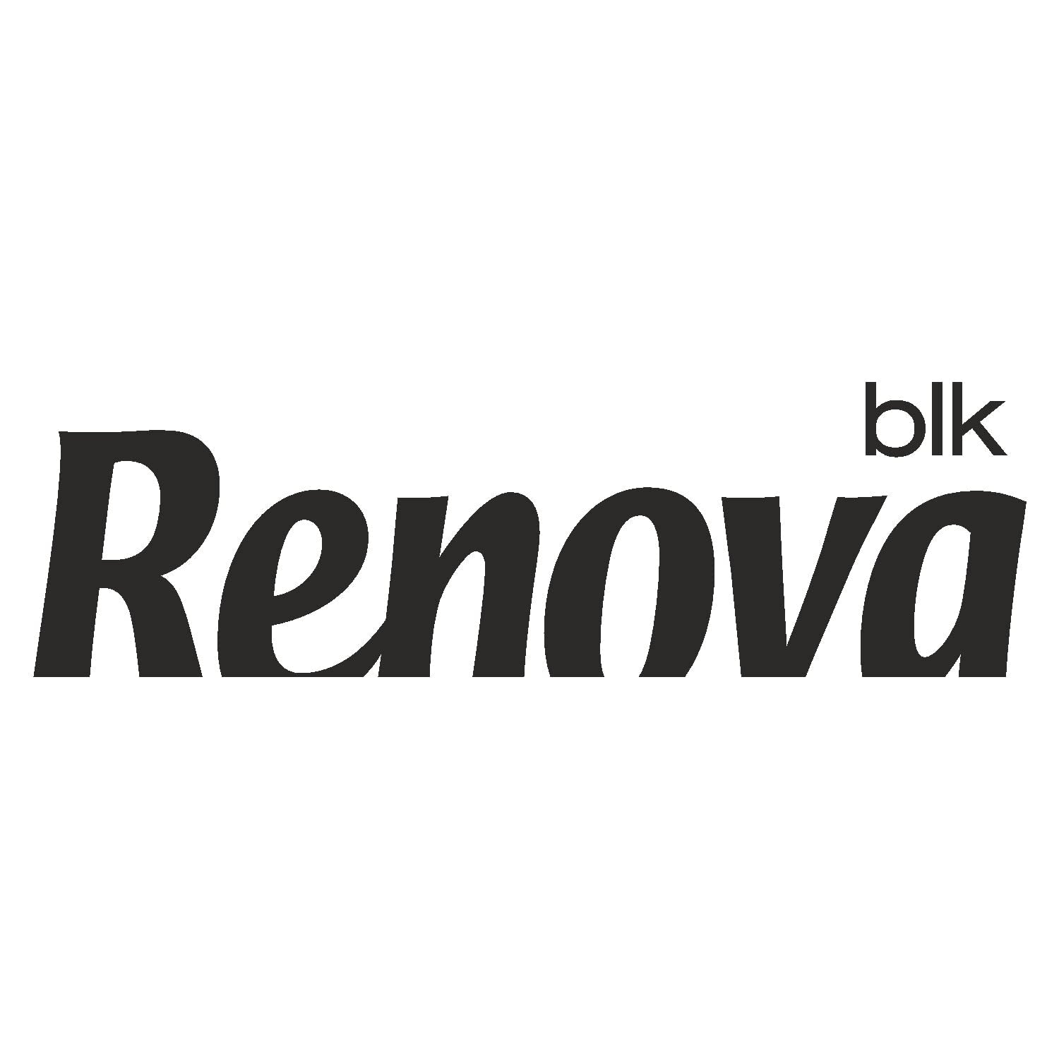 Grandes serviettes en papier blanc Renova, 75 serviettes