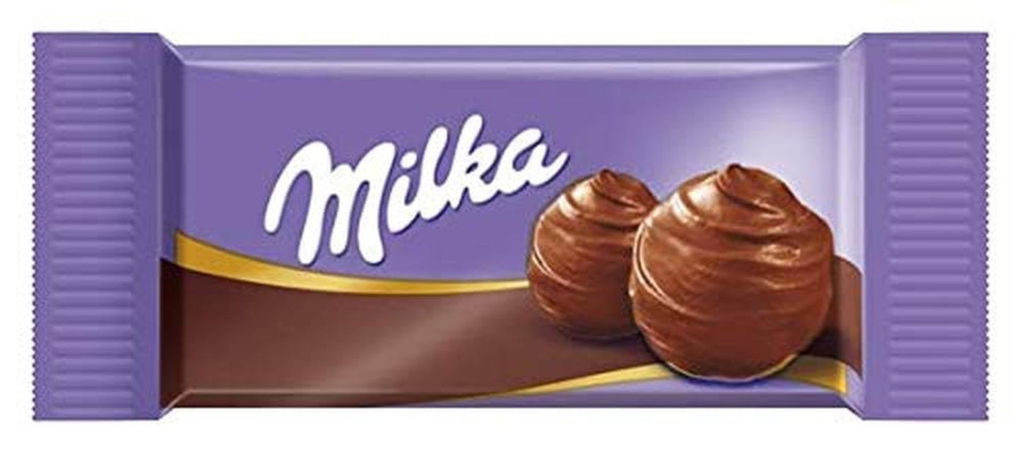 Milka Naps Mix 1 X 1,702 Kg, Mini-Schokoladentäfelchen Aus Alpenmilch, Erdbeer, Haselnuss et Crème Au Cacao Naty Shop