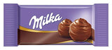 Milka Naps Mix 1 X 1,702 Kg, Mini-Schokoladentäfelchen Aus Alpenmilch, Erdbeer, Haselnuss et Crème Au Cacao Naty Shop