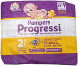 Couches Pampers Progressi Maxi + 500 points câlins supplémentaires, taille 4 (7 – 18 kg), 126 couches (taille standard)