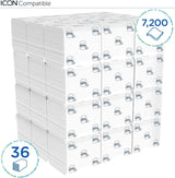 Kleenex Papier toilette à feuille unique 8408, papier toilette 2 épaisseurs en paquets en vrac, fabriqué à partir de papier certifié Fsc, 36 paquets x 200 feuilles (7 200 feuilles)
