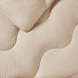 Couette Night Lark sans housse, 4,5 Tog, King Size, collection Dot touffetée, literie de luxe, hypoallergénique, lavable en machine, couettes et couettes sable chaud Naty Shop