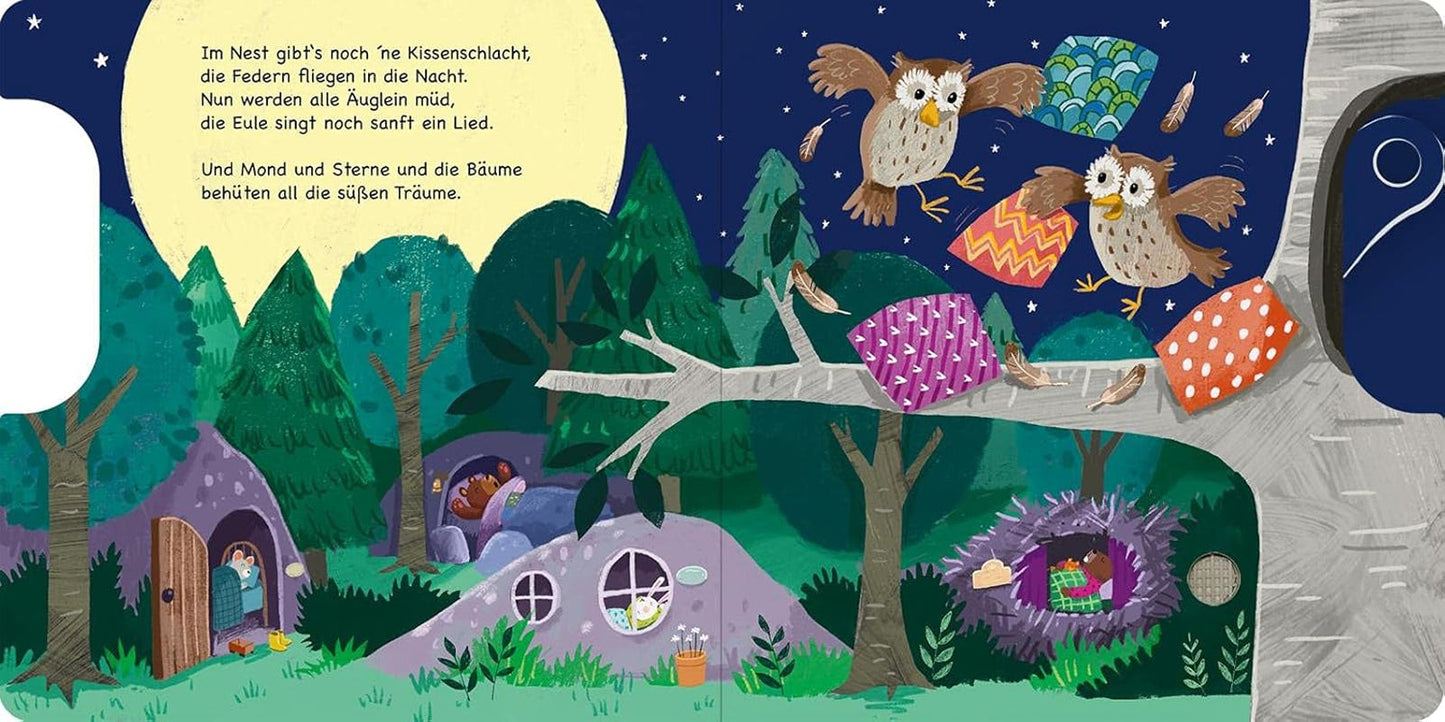 Shoo, shoo, maintenant tu dors aussi ! : Slider et 11 sons | Un livre innovant avec des sons coulissants pour les petits de plus de 18 mois Bebe Naty Shop Toys