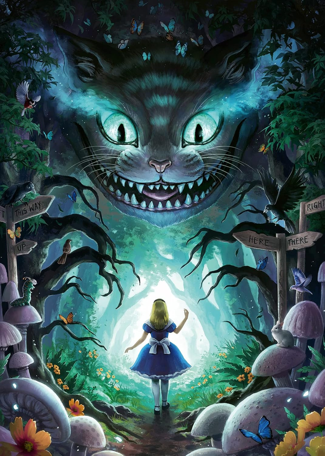 Ravensburger Puzzle 12000526 - Les Aventures d'Alice - Puzzle 1000 pièces pour adultes et enfants à partir de 14 ans, Puzzle Naty Shop Ancienne version