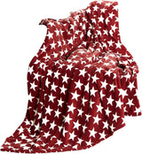 Couverture moelleuse Celinatex 150 X 200 Cm Bordeaux couverture canapé canapé couverture douce étoiles Microfibre Polaire Oeko-Tex Moonlight Lits et Couvertures Besuche den CelinaTex-Store Bordeaux étoiles 150 X 200 Cm