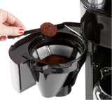 Machine à expresso DOMO DO721K "Grind and Brew" - Fonction Bean-to-Cup - Écran LCD - Pour café moulu ou grains entiers - 1,5 L