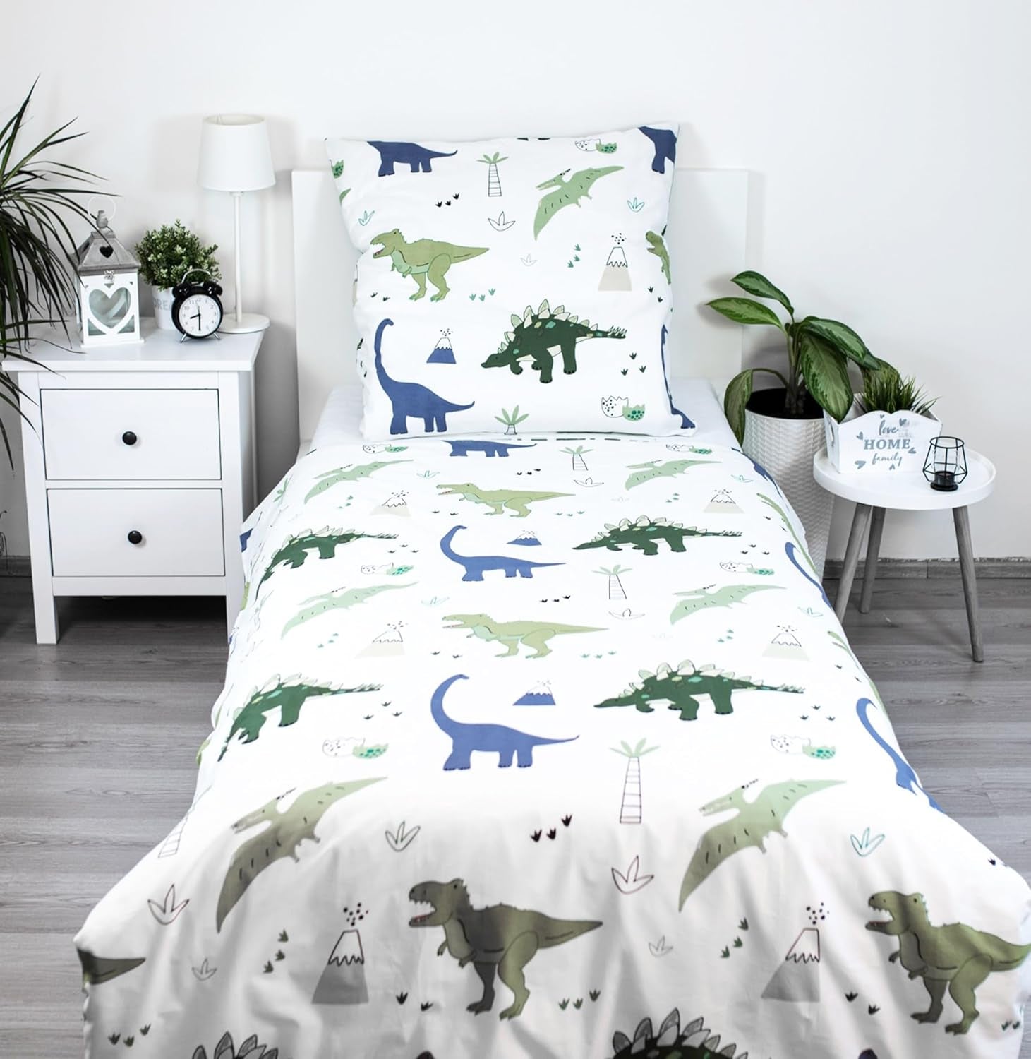 Linge de lit enfant réversible, Dinosaures Linge de lit - enfant Naty Shop Default Title