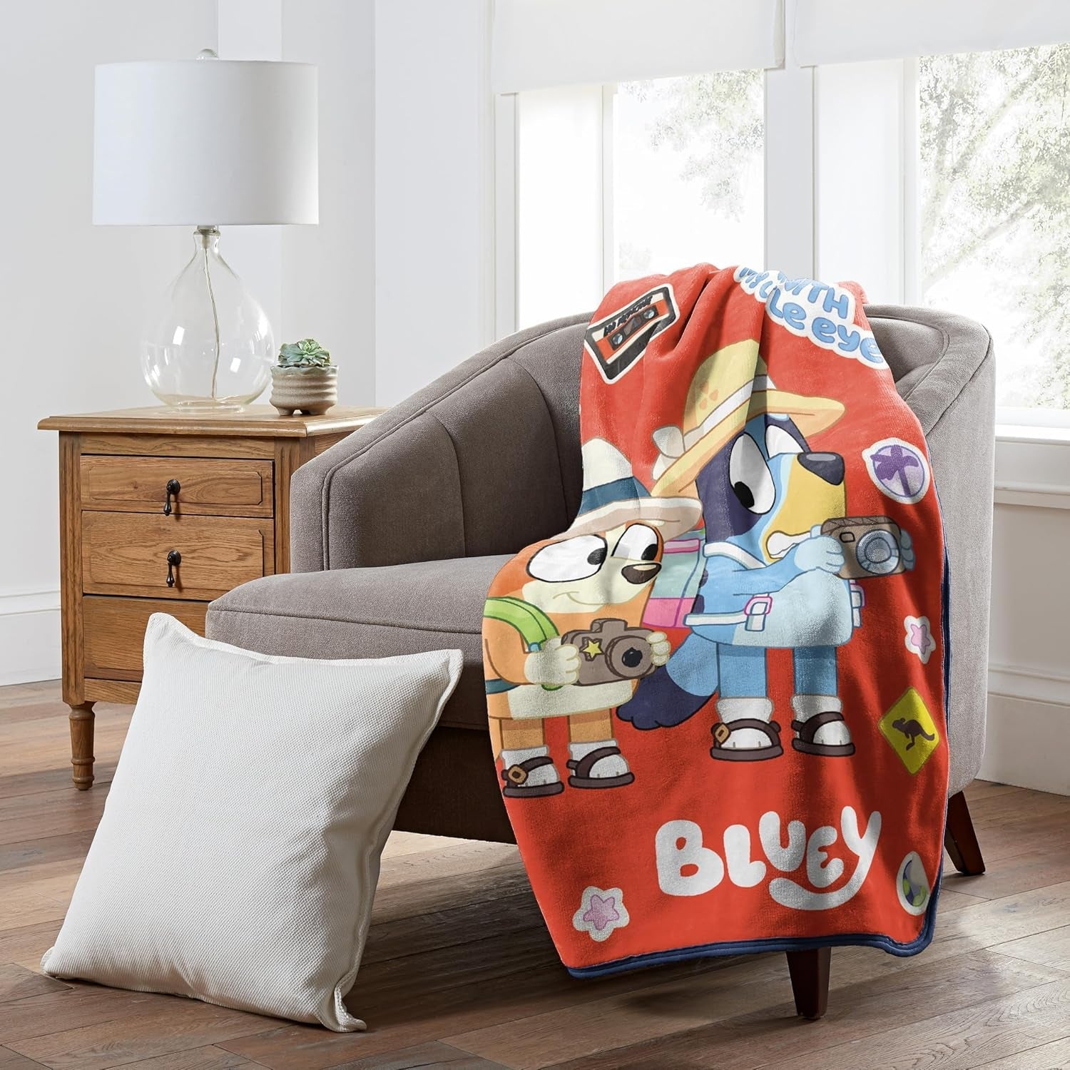 Couverture Northwest Bluey Silk Touch, 116,8 x 152,4 cm, lits et couvertures Roadtrip Northwest