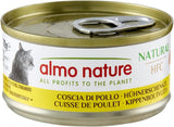Almo Nature HFC Nourriture humide naturelle pour chat - Recettes assorties au poulet - 6 x 70g