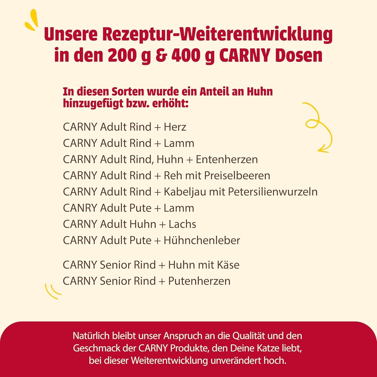 Animonda Carny Senior Nourriture humide pour chats au bœuf + poulet + fromage (6 x 200 g), nourriture humide sans céréales et sans sucre pour chats de 7 ans et plus, avec des ingrédients frais et carnés
