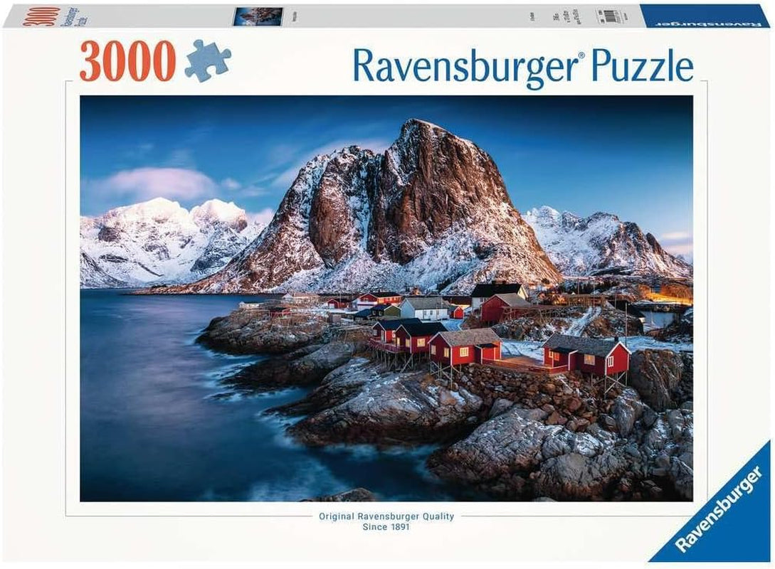 Ravensburger Puzzle 17081 - Hamnoy, Lofoten - Puzzle 3000 pièces pour adultes et enfants à partir de 14 ans, puzzle paysage norvégien Puzzle Naty Shop Hamnoy, Lofoten