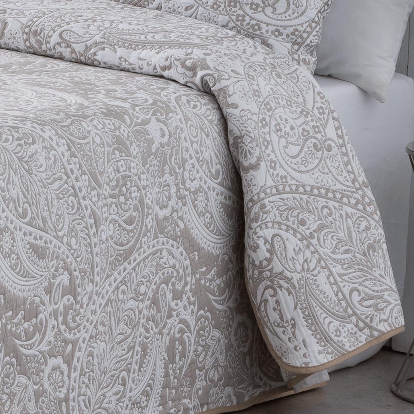 VIALMAN Sofia 30 Bouti Couette légère pour lit double | couette taille 250 X 270 cm, gris Couettes et couettes Naty Shop