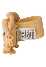 Sterntaler Bras de hochet Lion Leo - Peluche pour bébé avec hochet et élastique - Pour que bébé puisse saisir et jouer avec - Cadeau idéal, Ocre Baby Toys Naty Shop