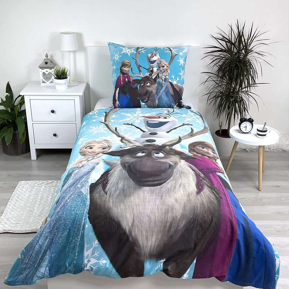 Disney Frozen Snowflakes, linge de lit enfant, 100% coton Linge de lit - enfant Naty Shop