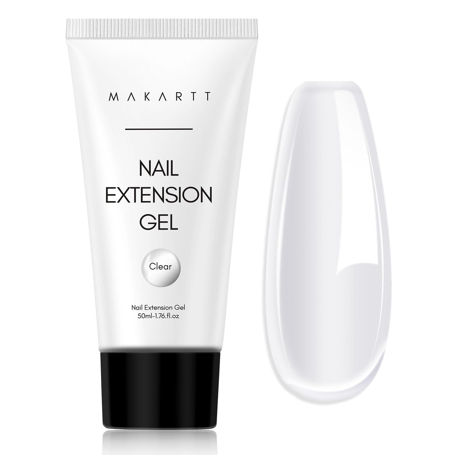Makartt Poly Nail Extension Gel - Gel d'extension acrylique, Gel de renforcement des ongles, Décoration des ongles, 50 ml (Violet)