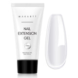 Makartt Poly Nail Extension Gel - Gel d'extension acrylique, Gel de renforcement des ongles, Décoration des ongles, 50 ml (Violet)